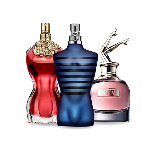 Set de 3 parfumuri LA BELLE, ULTRA MALE, Gaultier SCANDAL 100ml